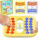 D-FantiX Pop Sensory Fidget Toys for Kids, Math Dice Educational Learning Activity, Portable Travel Board Game, Interactive Family Nights Party Fun for Adults & Kids, Ideal for Classroom & Road Trips