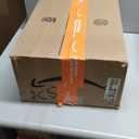 Greenstell Vanity Stool Chair Faux Fur with Storage, 15.7"L x 11.8"W x 19.4"H Soft Ottoman 4 Metal Legs with Anti-Slip Feet, Furry Padded Seat, Modern Multifunctional Chairs for Makeup, Bedroom,Orange