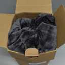 Bedsure GentleSoft Fleece Throw Blanket Dark Grey - 300GSM Blankets for Couch, Sofa, Bed, Soft Lightweight Plush Cozy Throws for Toddlers, 50×60 in