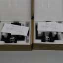 Exterior Door Lock Set, Combo Lock-Heavy Duty Black Door Handle and Single Cylinder Deadbolt Lock, Keyed Alike Door Locks for Front Door(Matte Black,2 Pack Set)