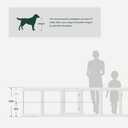 Clear Acrylic Dog Playpen - 33.4 x 33.4 Inch, 24" H 8 Planes Transparent Dog Fence Indoor, Sturdy Pet Pen for Puppy/Small Dog/Rabbit/Pig, Easy Assemble & Cleaning Plastic Whelping Box Enclosure, White