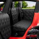 Dog Car Seat Cover For Back Seat Compatible With Tesla Model Y/3 - Pet Travel Hammock For SUV - Back seat pet cover for dogs -Waterproof Cars Seat Extender Protector Dogs with Headrest Protector