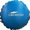 LIBERECOO 10FT Round Pool Cover Pillows for Above-Ground Swimming Pools, 0.4mm Extra Durable Long-Lasting Inflatable Winter Pool Pillows,Ropes Included