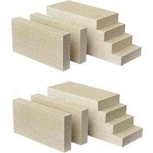 Woodstove Firebricks, Upgrade Fire Bricks Replacement for US Stove FBP6, Size 9" x 4-1/2" x 1-1/4", 12-Pack