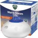 Vicks Warm Steam Vaporizer, Small to Medium Rooms, 1.5 Gallon Tank – Warm Mist Humidifier for Baby and Kids Rooms with Night Light, Works with Vicks VapoPads and VapoSteam