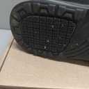 LARNMERN Men Non Slip Work Sneakers Water Resistant Food Service Zapatos Trabajo Antideslizantes Walking Shoes Waterproof Shoes Slipon, Black 10.5