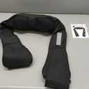 AMZPONY Cordless Neck Massager for Pain Relief Deep Tissue, Rechargeable Shiatsu Neck and Back Massager with Heat Kneading Shoulder Massage for Body Muscle Pain Relief, Gifts for Mom Dad Friends (Black)