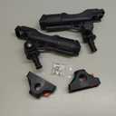 2 Pack Fishing Rods Holder with Mount Bracket, 360 Degree Adjustable Rod Racks Kit for Boat, Kayaks