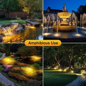 LED Light Illuminate Outdoor Fountains, Gardens, Swimming Pools, Fish Ponds 43FT