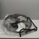 Amazon Basics 20" High Velocity Industrial Fan, Floor Fan, with 3 Speeds, Tilt Head, ETL-Listed Safety Compliance, Metal Housing/Blades, Ideal for Industrial/Commercial Space/Garage/Gym, 125W, Black