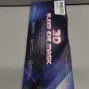 Sleep Mask 100% Light Blocking Eye Mask for Sleeping 3D Memory Foam Eye Covers with Adjustable Strap Night Blindfold for Men Women Black