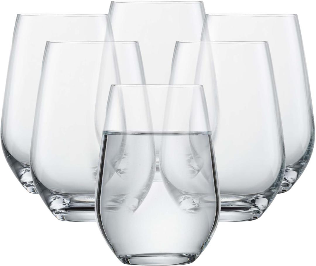 SCHOTT ZWIESEL Fort Universal Tumbler (Set of 6), Versatile Drinking Glasses, Dishwasher-Safe Tritan Crystal Glasses, Made in Germany (19 Ounce)