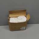 2-Pack Waterproof Crib Mattress Protector Cover Fitted - Quiet Baby Crib Mattress Pad Sheets, 52" x 28" Soft Quilted Cotton Baby Sheet, Machine Washable, Easy Fit, Durable (Soft White/Mavy)