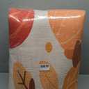 6x9 feet Outdoor Area Rug Non-Slip Carpet, Thanksgiving Fall Maple Leaf and Pumpkin Farmhouse Country Vintage Absorbent Mat Low Pile Rugs for Patio, Backyard, Deck, Picnic, Beach, Camping