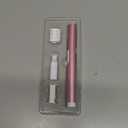 Upgraded Eyebrow Trimmer, Precision Electric Eyebrow Razor for Women Battery-Operated Facial Hair Remover with Comb No Pulling Sensation Painless for Face Chin Neck, Upper-Lip, Peach-Fuzz (Coral Pink)