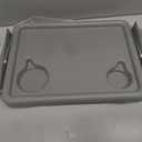 DMI Walker Tray, Rollator Tray, Mobility and Walker Accessory Tray Table Fits Most Standard Walkers, Folding with Two Cup Holders and Tool Free Assembly, 16 x 11.8 inch