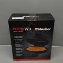 Mueller Heart 5 Waffle Maker, Waffle Iron, Adjustable Browning Control & Nonstick, Cool Touch Handle, Easy to Clean, Small Kitchen Appliances