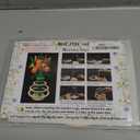 Wooden Vase for Lego Flowers - Floating Rings Vase for Lego Flower Bouquet Building Set - Display Stand for Lego Roses Cherry Blossom Sunflower Tulips Daffodils Lotus