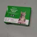 Amazon Basics Flea and Tick Topical Treatment for Cats (Over 1.5 Pounds), 6 Count (Previously Solimo)