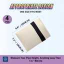 Outdoor Faucet Cover for Winter - Pro 7.1"W x 9.8"H - 4 PACK Outdoor Water Faucet Cover Socks for Winter Freeze Protection Pipe Insulation Reusable Waterproof Insulated Spigot backflow Cover - Beige