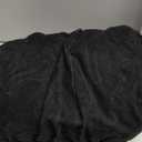 JefDiee Inflatable Travel Foot Rest Pillow, Kids Airplane Bed, Adjustable 3 Layers Height Leg Rest Pillow, Adults Travel Essentials Great for Airplane, Office, Home, Trains, Cars (Black)