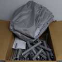 74" 50" Large Baby Playpen, Baby Playard for Babies and Toddlers, Baby Fence Play Pens for Indoor & Outdoor, Sturdy Safety Play Yard with Soft Breathable Mesh, Anti-Fall, Grey (74*50 IN, Grey)