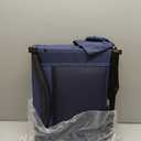 HABUTWAY Stadium Seats with Back Support and Thick Cushion Bleacher Seats with Backs and Cushion Wide, Stadium Chairs Include Shoulder Strap and Pocket, Perfect for Sports Events (1 PC, Navy Blue)