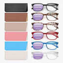 NOVIVON 6 Pack Reading Glasses for Women/Men, Bifocal, Progressive, Readers for Women/Men, Eye glasses(3.0)