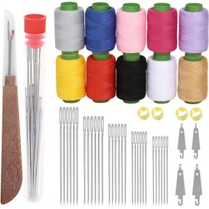 2 x 45PCS Steel needles for hand sewing, Stainless Steel Sewing Needles, Steel Needle Sewing Kit,sewing needles, Portable DIY Handcraft Set, Suitable for Beginners &Handicraft Enthusiasts& Daily Use