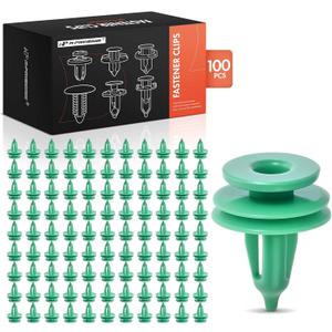 2 x A-Premium 100PCS Door Panel Retainer Clips Push Pin Fastener | Compatible with Jeep Grand Cherokee 1993-2005, Cherokee 1993-2001 & Dodge Stratus & Chrysler Cirrus, Car Nylon Trim Retainer