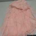 Femiserah Women's Long Rainbow A Line Tulle Tutu Skirts Tiered Skirt Petticoat