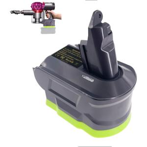 TPDL for Dyson V6 Battery Adapter, for Ryobi 18 Volt ONE+ Battery Convert for Dyson V6 Series SV03 SV04 SV09 DC62 DC59 Vacuum
