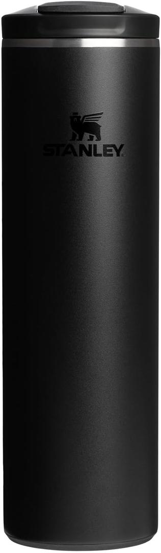 STANLEY Transit FlipTop Mug | Leakproof Coffee Travel Cup | Vacuum Insulated Stainless Steel | Stays Hot or Cold for Hours | BPA-Free | 20 oz | Black 2.0