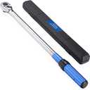 1/2-inch Drive Click Torque Wrench Set Dual-Direction Adjustable 90-tooth Torque Wrench with Buckle25-250ft.lb / 33.75-337.5Nm