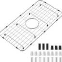 Sink Grid 25-1/8" x 12-7/8",Sink Protector Grid, Centered Drain with Corner Radius 1-1/2"