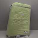 Huloo Sleep Baby Play Mat for Floor,1.3"Thick ElastiFoam 50x50 Playpen Mat for Toddlers Infant kids,WaterRepellent Soft Velvet for Tummy Time,NonSlip Backing for Crawling,Tatami Style(Light Green)