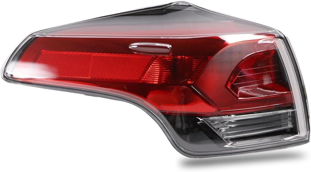 Tail Light Outer Compatible With 2016 2017 2018 Toyota Rav4 Left Driver Side Taillight without bulbs Replace 815500R061 Halogen