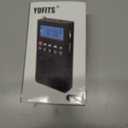 YF35 Portable AM/FM Radio with MP3 Player, Rechargeable Speaker, TF Card Slot, AUX Input, and 700mAh Built-in Battery for Indoor/Outdoor Use(Black)