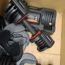 25/55 lbs Pair Adjustable Dumbbell Set, Adjust Dumbbell Weight for Exercises Pair Dumbbells for Men and Women in Home