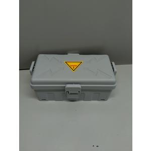 Hrensaw Medium Outdoor Electrical Box(10.6x5.5x4.5inch),Weatherproof Connection Box w/6 Cable Entry,IP54 Waterproof Extension Cord Cover Protect Power Strip,Timer,Plug,Holiday Lights,Grey