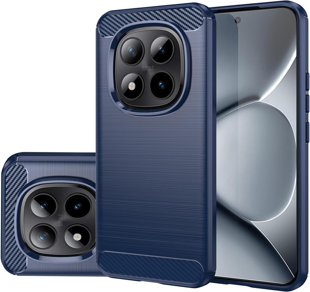 Case for Xiaomi Redmi Note 15 Pro Plus 5G, Slim Thin Phone Cover TPU Soft Back Cases Anti-Scratch Shockproof Protective Cover for Xiaomi Redmi Note 15 Pro+ 5G Blue