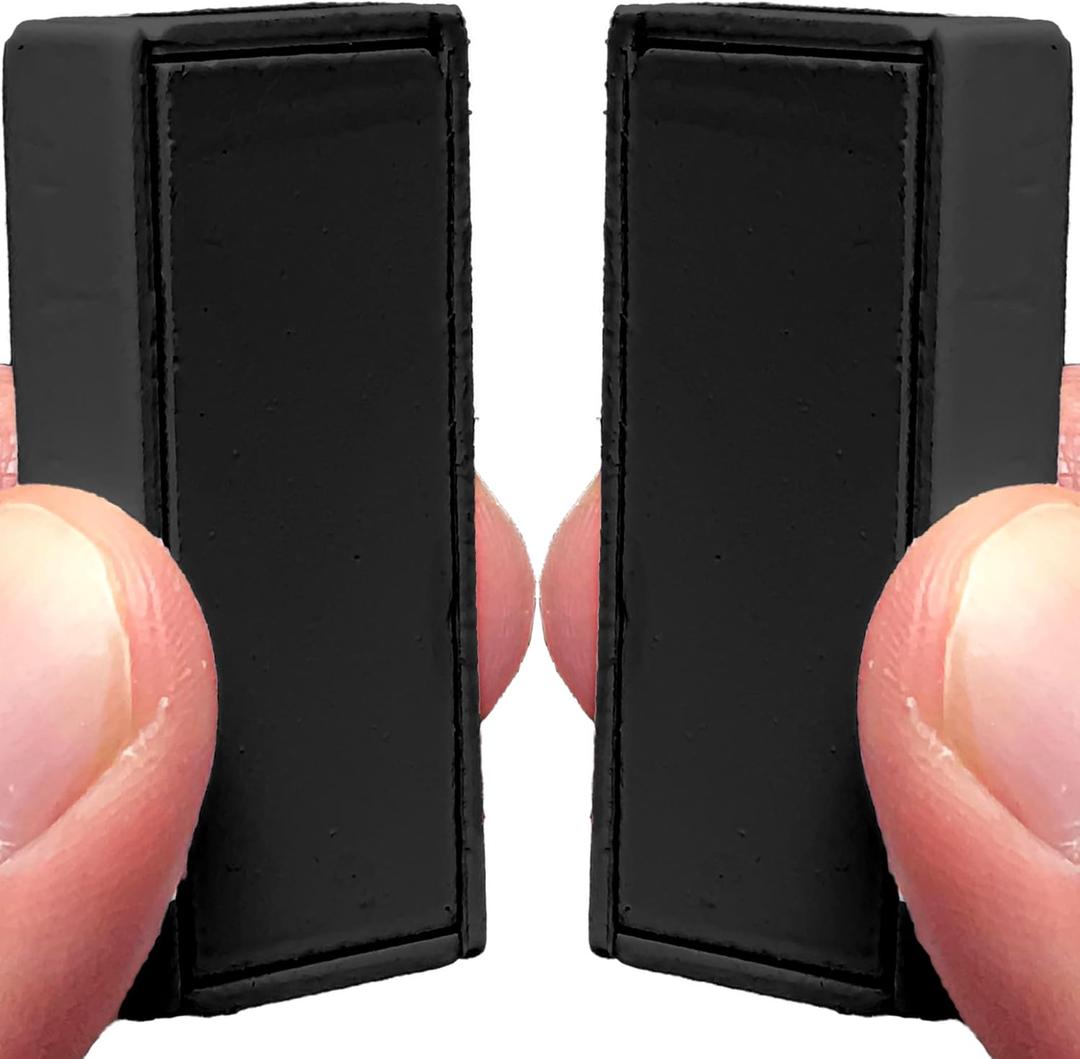 Magnetic Curtain Weights 8 Pack of Waterproof Magnets + Carrying Case, Great Home Decor for Bathroom, Shower, Liner, Flags, and Sheer, Heavy Duty Works Outdoor to Stop Wind (8 Pack, Black)