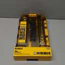 DEWALT Socket Set, 1/4-Inch & 3/8-Inch Drive, SAE/Metric, 34-Piece (DWMT73804)