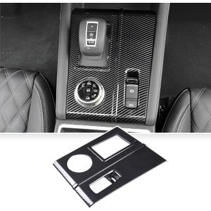Gear Shift Panel Trim Cover for Mitsubishi Outlander 2022-2024 Accessories Center Console Panel Wrap Sticker Central Control Gear Shifter Console Anti-Scratch Panel Protector Frame ABS (Carbon Fiber)
