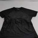 Bonneuitbebe Women's Short Sleeve Rash Guard with Built in Bra Swim Shirt UPF50+ Quick Dry Bathing Suit (X-Large, Black)