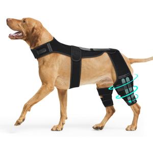 Dog Knee Brace with Vest Adjustable Support for ACL Injuries, Hind Leg Brace for Joint Pain Relief & Recovery 5 