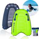 Premium Kids Inflatable Boogie Board Lightweight Swimming Floating Surfboard for Beach & Pool Fun Durable Inflatable Surf Body Board for Wave Riding Summer Pool Floats & Beach Toys