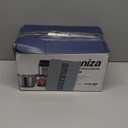 GANIZA Food Processors, Electric Food Chopper with Meat Grinder & Vegetable Chopper - 2 Bowls (8 Cup+8 Cup) with Powerful 450W Copper Motor - Includes 2 Sets of Bi-Level Blades for Fruits/Meat/Nuts (Black)