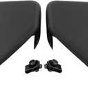 Rear Left and Right Side Running Boards End Cap Step Bars End Cover for Ford F150 2015-2023