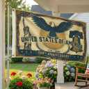 American 250th Anniversary Flag American 250 Years Party Decorations 250 Year of Blessings Patriotic Banner 3x5 Ft 1776-2026 Independence Celebration Flag for Indoor Outdoor